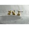 Kingston Brass KS1167BPL 8" Widespread Bathroom Faucet, Brushed Brass KS1167BPL - alternate 3